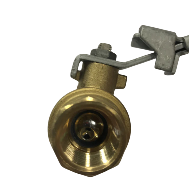 Load image into Gallery viewer, 1/2" Brass Vented Ball Valve
