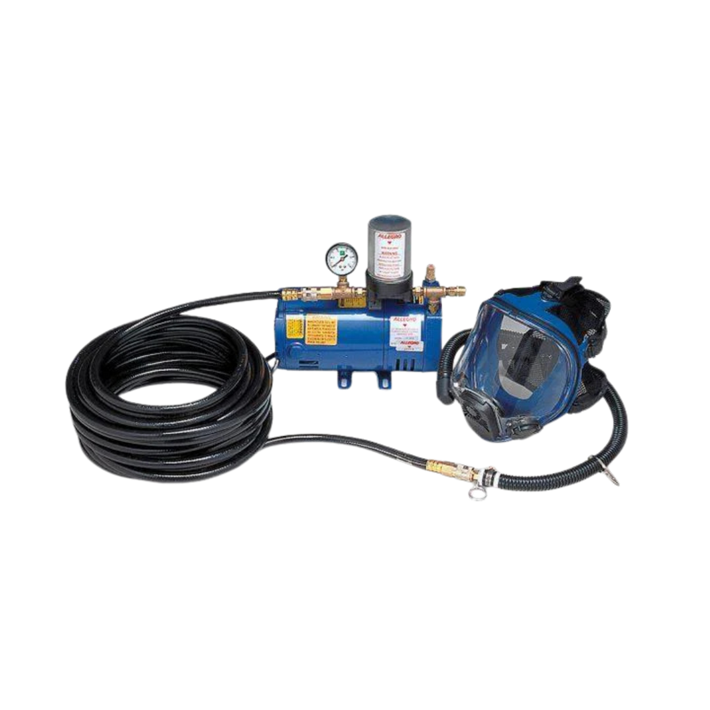 Load image into Gallery viewer, Allegro one man ambient system with 100' of hose and full face mask
