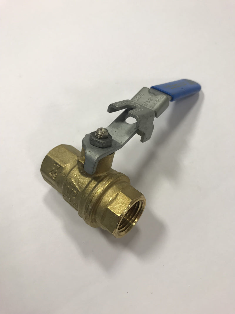 Load image into Gallery viewer, 1/2&quot; Brass Vented Ball Valve
